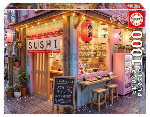 Puzzle Kawaii Sushi Educa 1000 dílků a Fix lepidlo