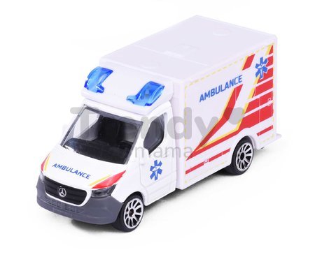 Autíčko zásahové S.O.S. Vehicles Majorette otvárateľné 7,5 cm dĺžka 6 rôznych druhov