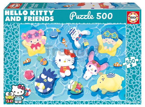 Puzzle Hello Kitty & Friends Educa 500 dielov od 11 rokov EDU20586