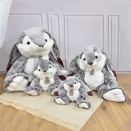 Plyšový zajačik Bunny Marius Histoire d’ Ours v darčekovom balení sivý 30 cm od 0 mes