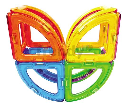 Stavebnica magnetická Oblúky Curve Set Basic Magformers 20 dielov