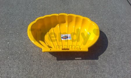 Pieskovisko Mušľa Dohány objem 112 litrov 109*78 cm žlté od 24 mes