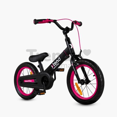 Bicykel a odrážadlo 2v1 Xtend Bike Pink smarTrike rozšíriteľný rám z magnézia s výškovo nastaviteľným sedadlom a riadidlami s prednou brzdou od 3 do 7