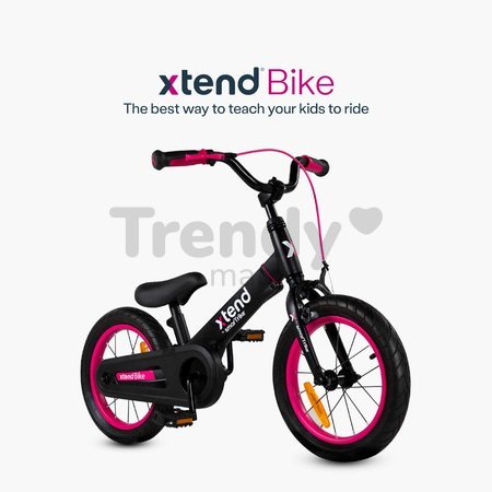 Bicykel a odrážadlo 2v1 Xtend Bike Pink smarTrike rozšíriteľný rám z magnézia s výškovo nastaviteľným sedadlom a riadidlami s prednou brzdou od 3 do 7