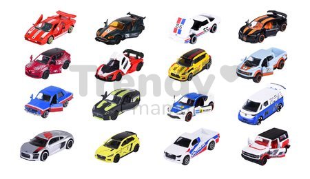 Autíčko pretekárske Racing Cars Majorette so zberateľskou kartičkou 7,5 cm dĺžka rôzne druhy
