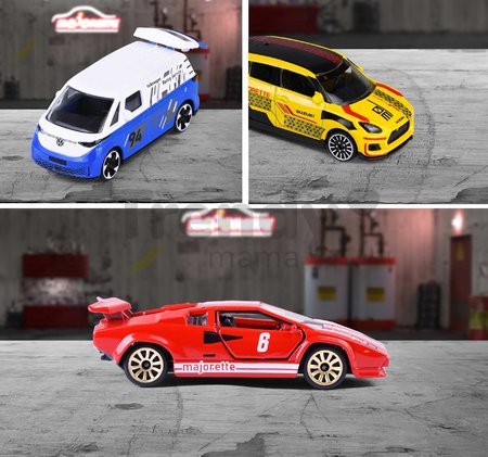 Autíčko pretekárske Racing Cars Majorette so zberateľskou kartičkou 7,5 cm dĺžka rôzne druhy