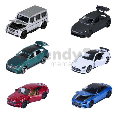 Autíčko Mercedes-AMG Premium Majorette kovové 6 rôznych druhov dĺžka 7,5 cm 1:64
