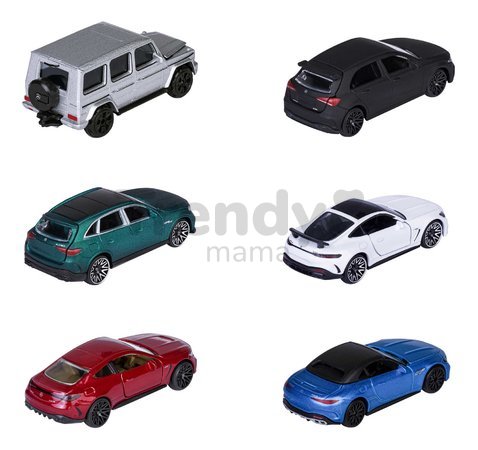 Autíčko Mercedes-AMG Premium Majorette kovové 6 rôznych druhov dĺžka 7,5 cm 1:64