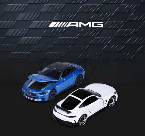 Autíčko Mercedes-AMG Premium Majorette kovové 6 rôznych druhov dĺžka 7,5 cm 1:64