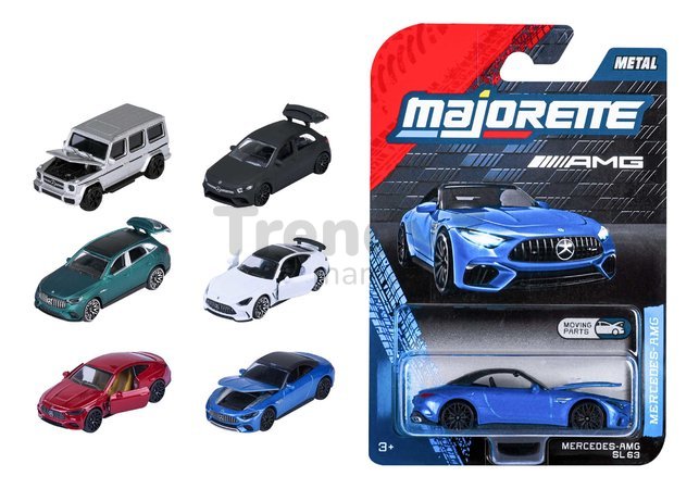 Autíčko Mercedes-AMG Premium Majorette kovové 6 rôznych druhov dĺžka 7,5 cm 1:64
