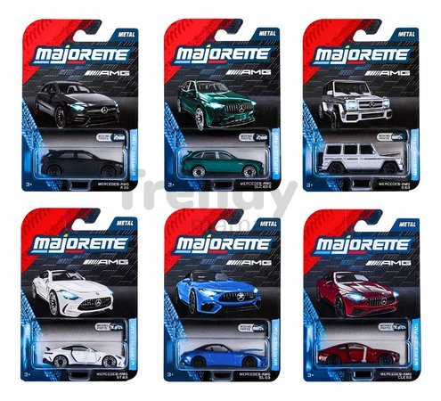 Autíčko Mercedes-AMG Premium Majorette kovové 6 rôznych druhov dĺžka 7,5 cm 1:64