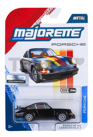 Mașinuță Porsche Premium Majorette 6 tipuri diferite, metal, cu piese mobile, lungime 7,5 cm, 1:64
