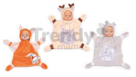 Líška na maznanie Animal Doll MiniKiss Smoby 20 cm z jemného mäkkého textilu od 0 mes