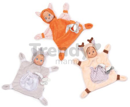 Líška na maznanie Animal Doll MiniKiss Smoby 20 cm z jemného mäkkého textilu od 0 mes