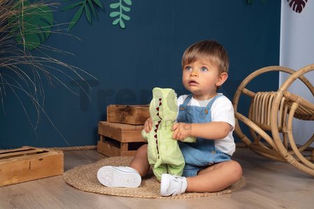 Bábika v kostýme Krokodíl Slimáčik Dinosaurus MiniKiss Croc Smoby so zvukom 'cmuk' s mäkkým telíčkom 1 kus od 12 mes