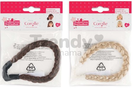 Čelenky Braid Headbands Ma Corolle pre 36 cm bábiku od 4 rokov