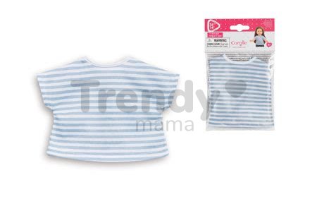 Oblečenie Striped T-shirt Grey Ma Corolle pre 36 cm bábiku od 4 rokov