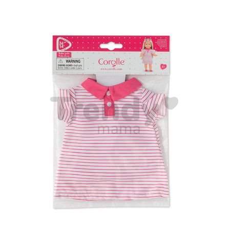 Oblečenie Polo Dress Pink Ma Corolle pre 36 cm bábiku od 4 rokov