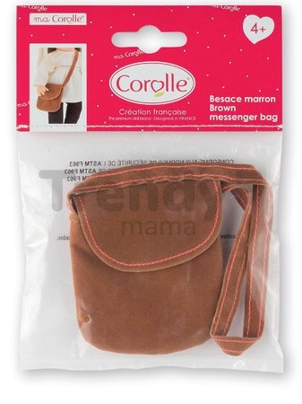 Kabelka cez plece Messenger Bag Brown Ma Corolle pre 36 cm bábiku od 4 rokov