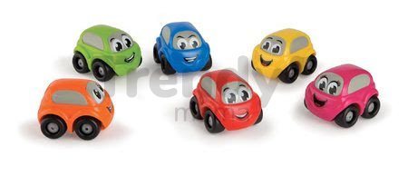 Autíčko Vroom Planet Smoby rôzne farby dĺžka 7 cm na karte od 12 mes