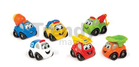 Autíčka Vroom Planet Smoby vyklápač, sanitka, miešačka, hasičské, odťahovka, ťahač dĺžka 7 cm od 12 mes