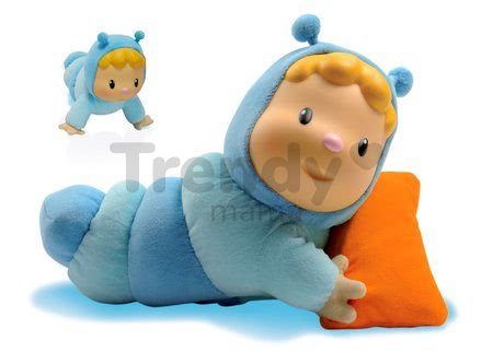 Svietiaca bábika Chowing Cotoons Smoby s vankúšikom pre kojencov modrá