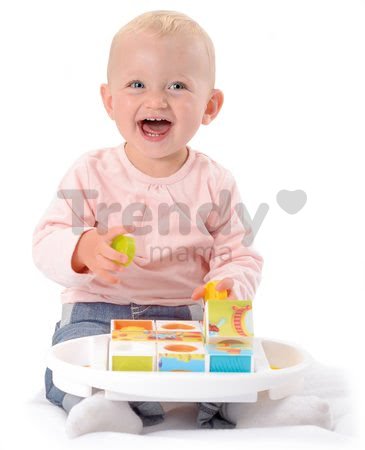 Rozprávkové kocky Cotoons Smoby s funkciami 9 dielov od 12 mes