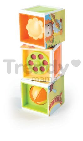 Rozprávkové kocky Cotoons Smoby s funkciami 9 dielov od 12 mes