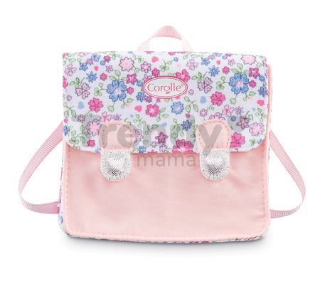 Školská taška Schoolbag Flowers Corolle pre 36 cm bábiku od 4 rokov