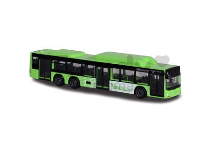 Autobus MAN City Bus Majorette s odpružením 13 cm dĺžka rôzne druhy