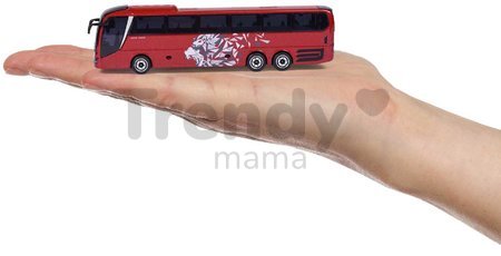 Autobus MAN City Bus Majorette s odpružením 13 cm dĺžka rôzne druhy