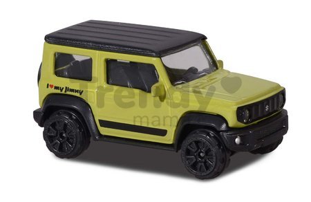 Autíčka terénne Suzuki Jimny Majorette kovové 7,5 cm dĺžka sada 5 druhov v darčekovom balení