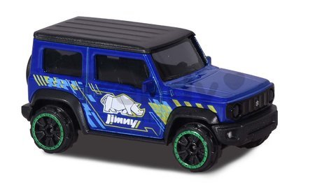 Autíčka terénne Suzuki Jimny Majorette kovové 7,5 cm dĺžka sada 5 druhov v darčekovom balení