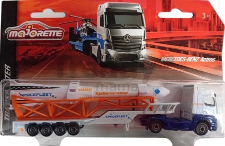 Transportér mestský City Transporter Majorette kovový s pohyblivými časťami 20 cm dĺžka rôzne druhy