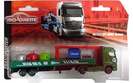 Transportér mestský City Transporter Majorette kovový s pohyblivými časťami 20 cm dĺžka rôzne druhy