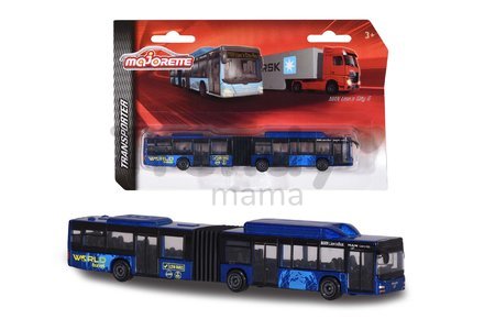 Autobus MAN City Bus a električka Siemens Avenio Tram Majorette kovový 20 cm dĺžka 6 rôznych druhov