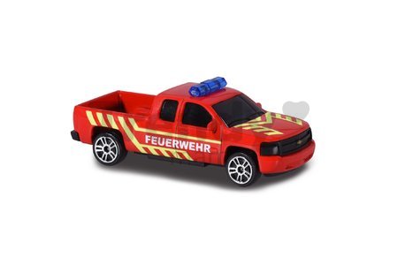 Autíčko zásahové S.O.S. Flashers Majorette kovové so zvukom 7,5 cm dĺžka rôzne druhy