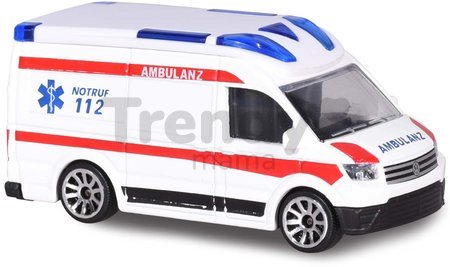 Autíčko zásahové S.O.S. Vehicles Majorette otvárateľné 7,5 cm dĺžka 6 rôznych druhov