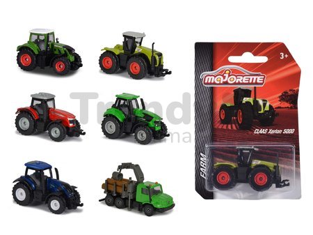 Autíčko farmárske Farm Vehicles Majorette 7,5 cm dĺžka 6 rôznych druhov