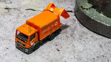 Autíčko mestské City Vehicles Majorette s pohyblivými časťami 7,5 cm dĺžka 6 rôznych druhov