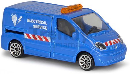 Autíčko mestské City Vehicles Majorette s pohyblivými časťami 7,5 cm dĺžka 6 rôznych druhov