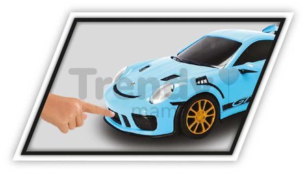 Autíčko Porsche s boxom na autíčka 911 GT3 RS Carry Case Majorette so zvukom 35 cm dĺžka a 1 mini autíčko