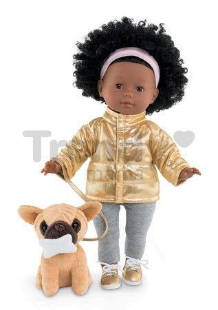 Psík s obojkom Puppy Set with Leash & Bond Corolle pre 36 cm bábiku od 4 rokov
