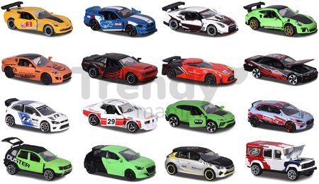 Autíčko pretekárske Racing Cars Majorette so zberateľskou kartičkou 7,5 cm dĺžka 18 rôznych druhov