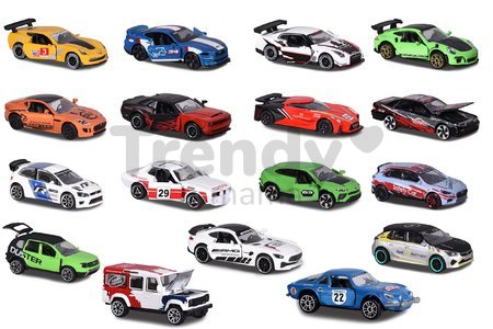 Autíčko pretekárske Racing Cars Majorette so zberateľskou kartičkou 7,5 cm dĺžka rôzne druhy