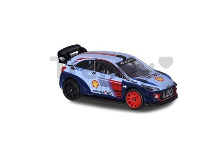 Autíčko rally WRC Cars Majorette kovové s gumenými kolieskami a zberateľskou krabičkou 7,5 cm dĺžka rôzne druhy