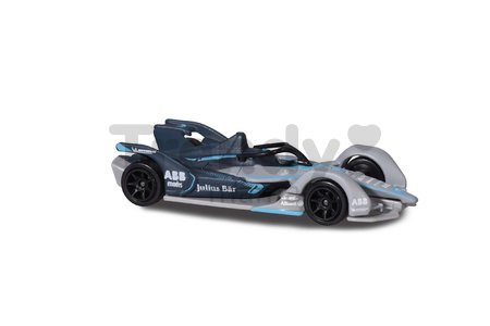 Autíčko Formula E Deluxe Gen 2 Cars Majorette kovové s gumenými kolieskami a zberateľskou krabičkou 7,5 cm dĺžka 4 rôzne druhy