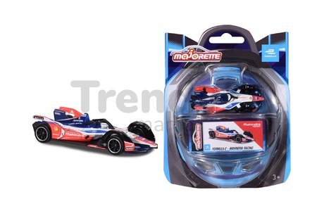 Autíčko Formula E Deluxe Gen 2 Cars Majorette kovové s gumenými kolieskami a zberateľskou krabičkou 7,5 cm dĺžka 4 rôzne druhy