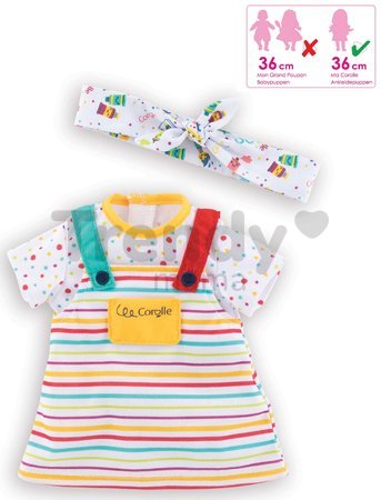 Oblečenie Dress & Headband Little Artist Ma Corolle pre 36 cm bábiku od 4 rokov