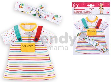 Oblečenie Dress & Headband Little Artist Ma Corolle pre 36 cm bábiku od 4 rokov